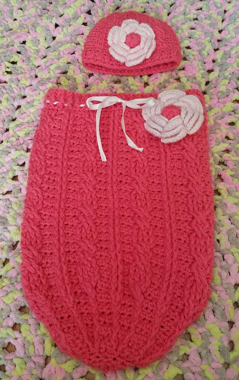 Made to Order Baby Cocoon and Hat Set Etsy