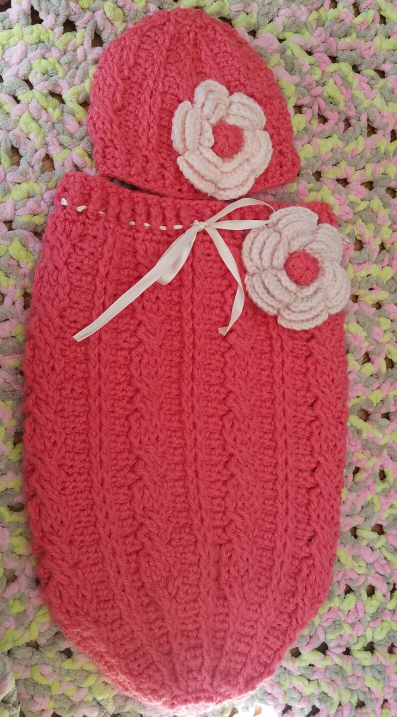 Made to Order Baby Cocoon and Hat Set Etsy