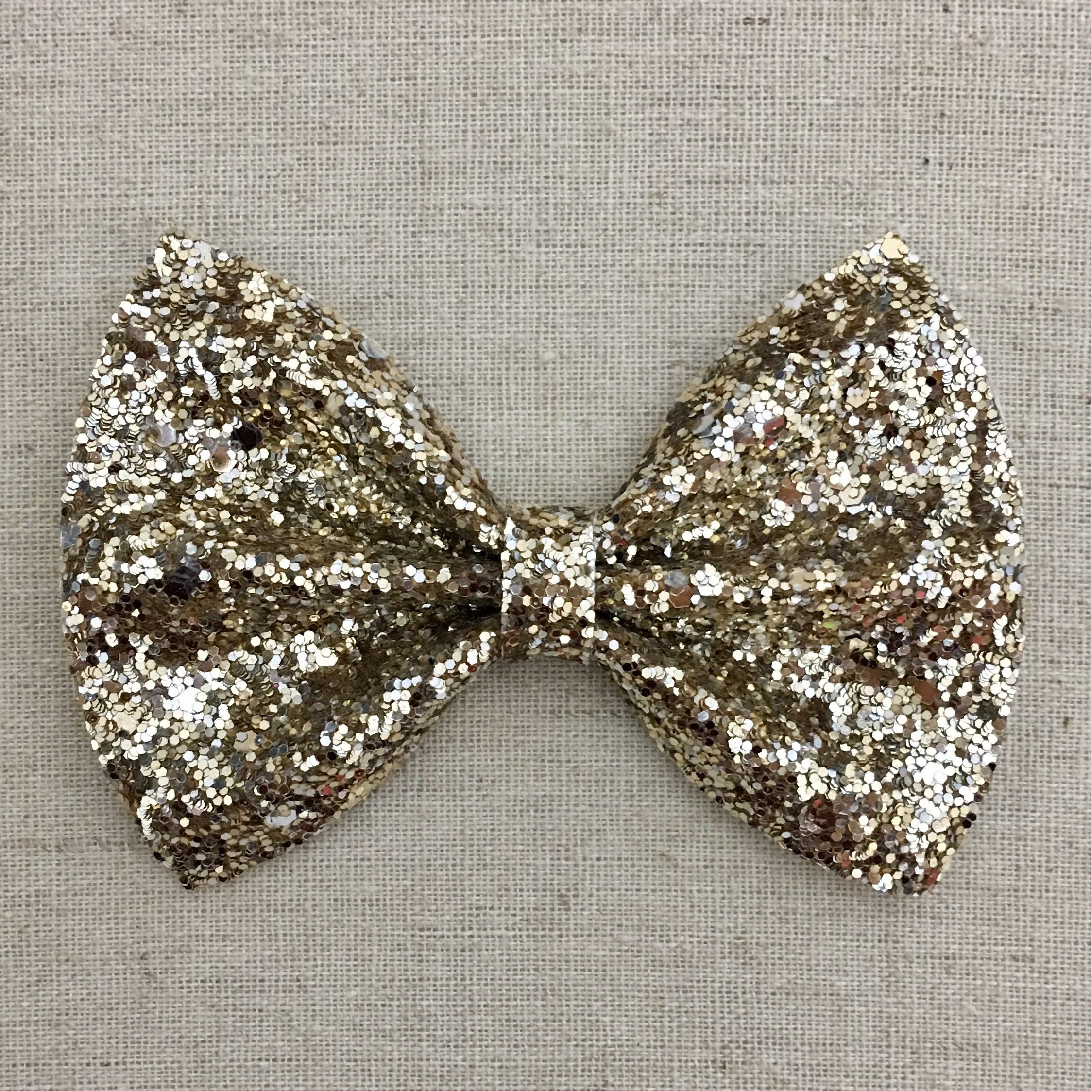 Premium Gold and Silver Glitter Bow Tie Champage Bow Tie - Etsy