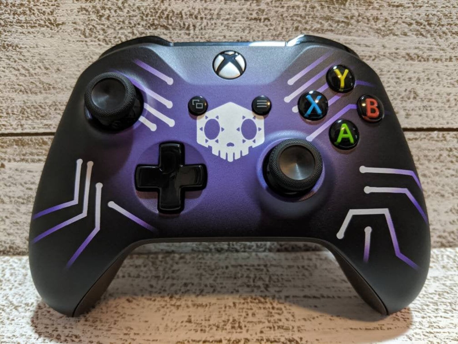 Overwatch Custom Painted Sombra Xbox One Controller Faceplate Etsy