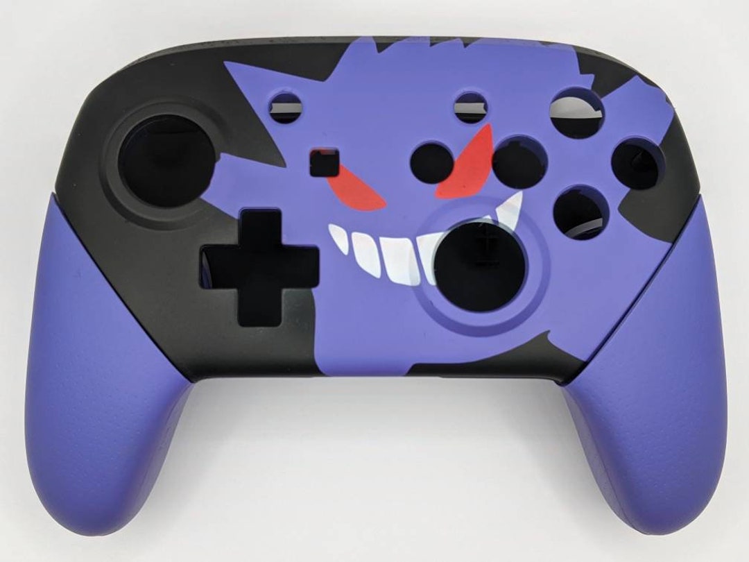 foder frø Forældet Pokemon Unite Custom Painted Gengar Nintendo Switch Pro - Etsy