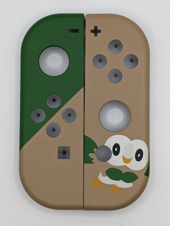 Custom Painted Pokemon Legends Arceus Rowlet Nintendo Switch 