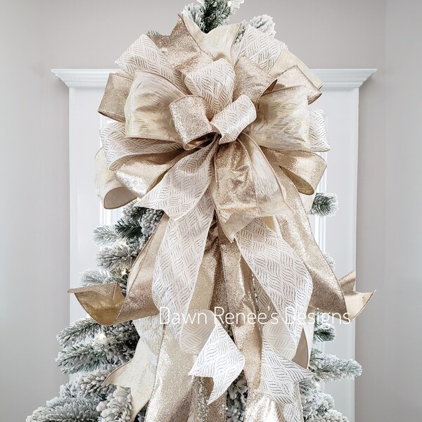 Gold Tree Topper Etsy