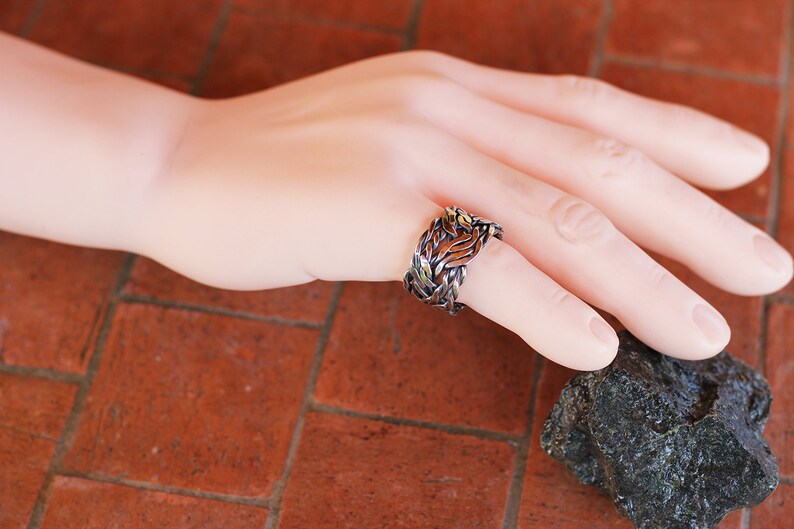 Men silver ring