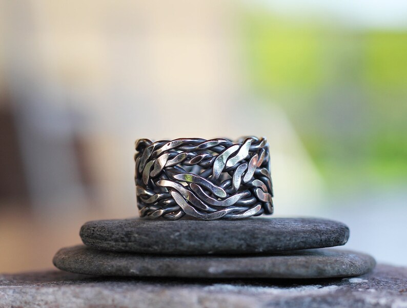 Men silver ring