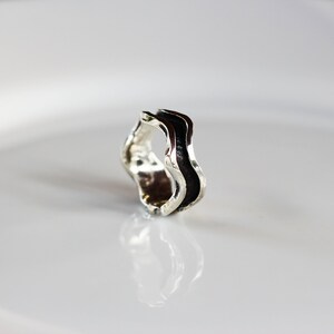 Oxidized Silver minimal Ring,unisex jewelry image 6