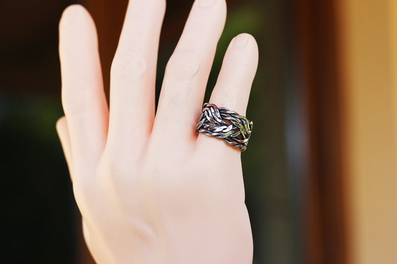 Men silver ring