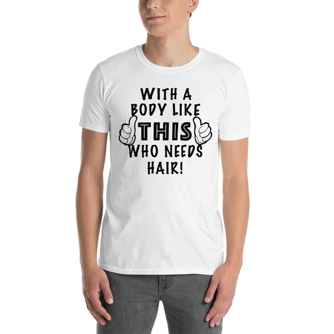 Funny Bald Mens Shirt / TShirts For Bald Men / Tshirts for Etsy