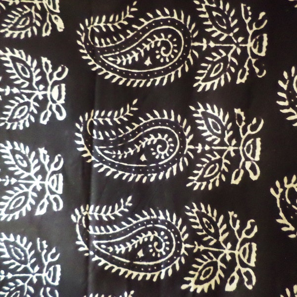 Reserved Listing for Elizabeth 4 yards Indian Cotton Fabric and 1 yard of Ikat fabric