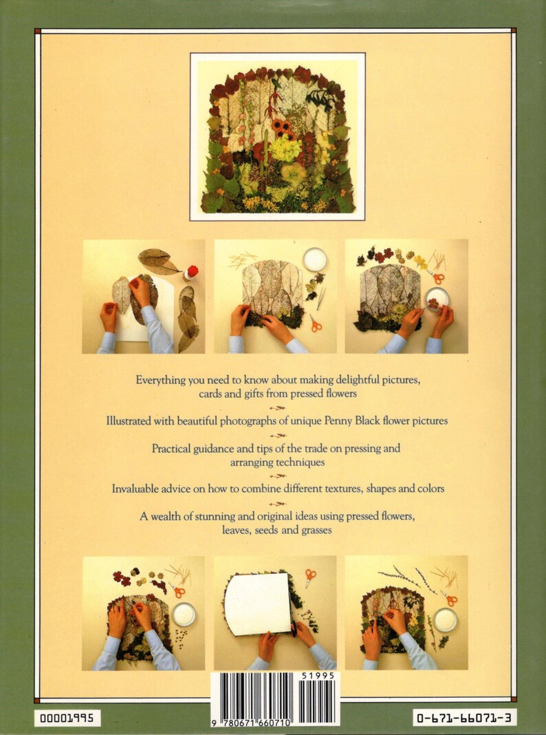 The Book of Pressed Flowers by Penny Black Simon and Etsy