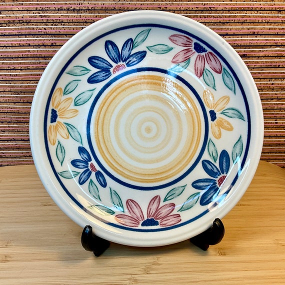 Vintage Staffordshire Tableware Bright Floral Side Tea Plate / Biltons / Retro Kitchen Crockery / Home Decor / Replacement Piece