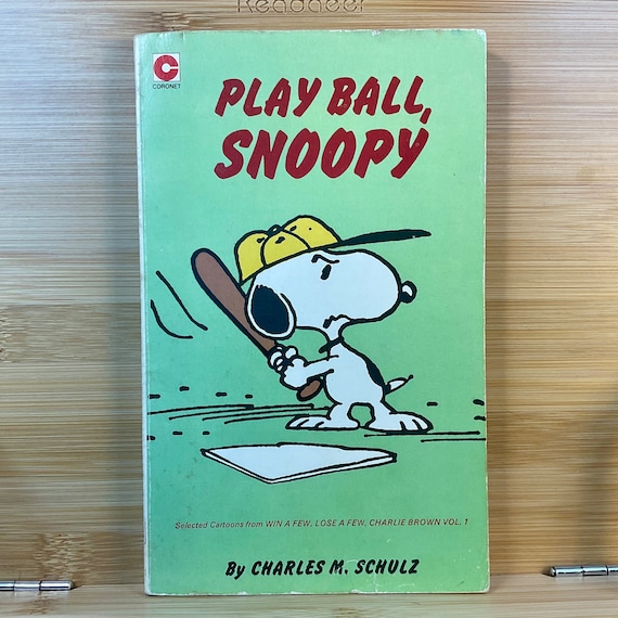 Vintage 1978 Peanuts ‘Play Ball, Snoopy’ by Charles M. Schulz / Paperback / No. 51 / Charlie Brown / Cartoon Strip / Collectable Series