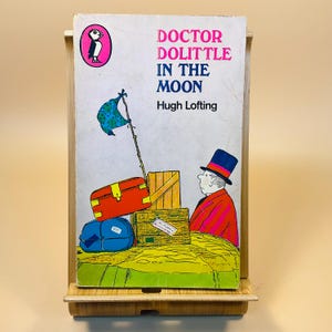 Annata del 1968 "Doctor Doolittle In the Moon" di Hugh Lofting / Puffin Books Copertina flessibile per bambini / Nostalgia d'infanzia / Penguin Books