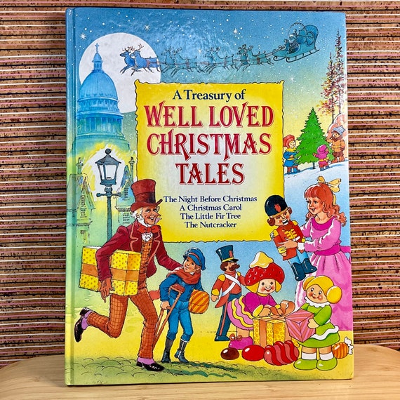 Vintage 1992 ‘A Treasury of Well Loved Christmas Tales’  / Children’s Treasury Anthology / Childhood Nostalgia / Gift Book / Large Hardback