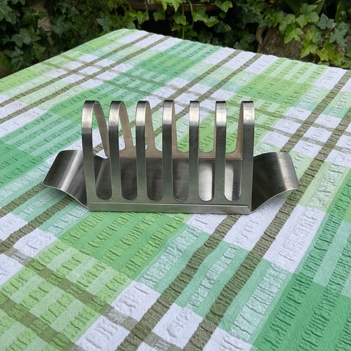 Stainless Steel Toast Rack. 1960s Vintage.