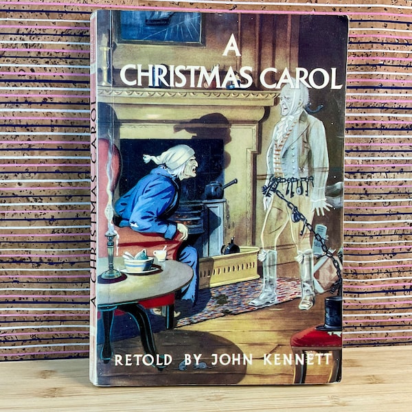 Vintage 1970s ‘A Christmas Carol’ by Charles Dickens retold for schools by John Kennett / The Kennett Library / English Classic Literature