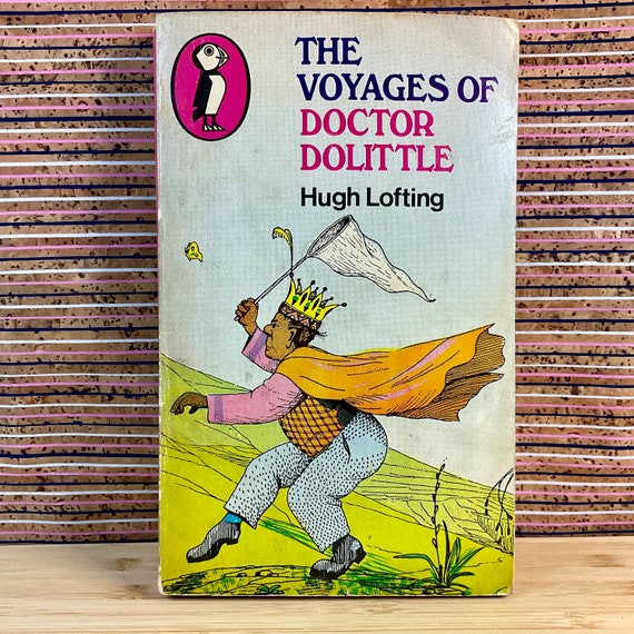 Vintage 1968 ‘The Voyages of Doctor Doolittle’ by Hugh Lofting / Puffin Books Children’s Paperback / Childhood Nostalgia / Memory Gift Book