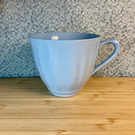 Vintage 1940s -50s J & G Meakin Glamour ‘Celeste’ Powder Blue Cups / Retro Tableware / 40s Home Decor Accessory / Crockery Lover Gift