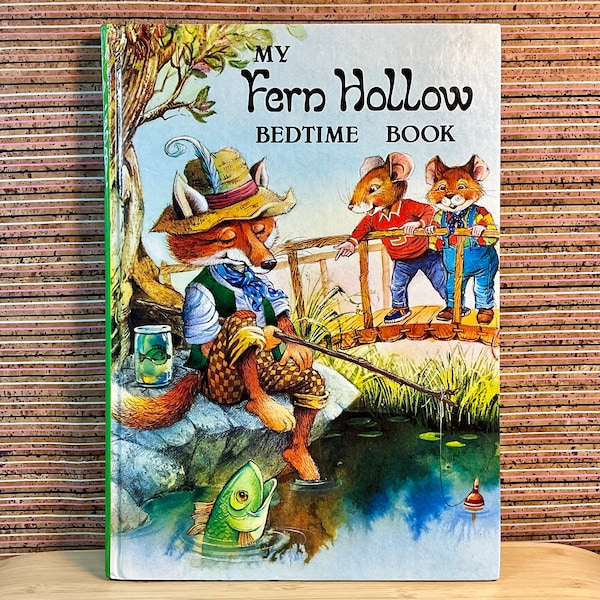 My Fern Hollow Bedtime Book (8 story omnibus), written and illustrated by John Patience - Large Hardback, Peter Haddock Ltd, c1980