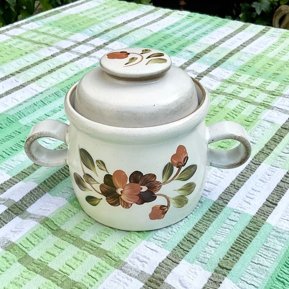 Denby ‘Serenade’ Lidded Soup Bowl. 1970s Vintage.