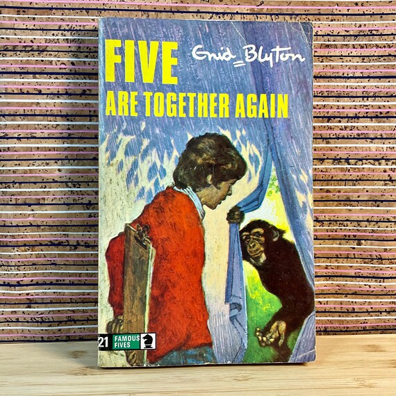 Vintage 1972 ‘Five Are Together Again’ by Enid Blyton / Knight Books Collectable Series / Number 21 / Adventure Book / Complete A Set