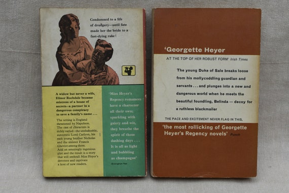 Selection of Vintage Paperbacks by Georgette Heyer Choose - Etsy