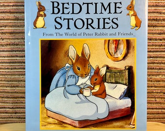 Vintage 1996 ‘Bedtime Stories From the World of Peter Rabbit and Friends’ by Beatrix Potter’ / Four Stories / Tom Kitten / Jemima / Bad Mice