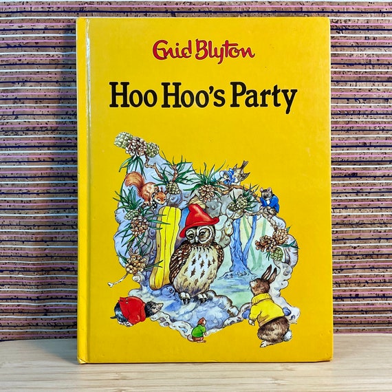 Vintage 1985 ‘Hoo Hoo’s Party’ by Enid Blyton / 80s Kids Book / Illustrated by Rene Cloke / Full Colour Hardback / Award Publications