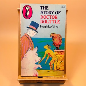 Annata 1967 "La storia del dottor Doolittle" di Hugh Lofting / Puffin Books Copertina flessibile per bambini / Nostalgia d'infanzia / Penguin Books