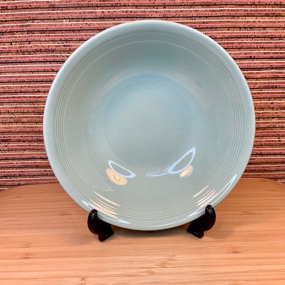 Vintage Wood’s Ware Beryl Green 1940s/50s 16.5 cm Cereal Bowls / Vintage Crockery / Wartime Ceramics / Kitchen / Tableware / Utility Ware