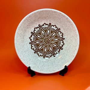 Vintage 1970s Biltons Soup Or Cereal Bowls With Brown Flower Pattern / Retro Tableware and Kitchen Crockery / 70s Home Decor Accessory