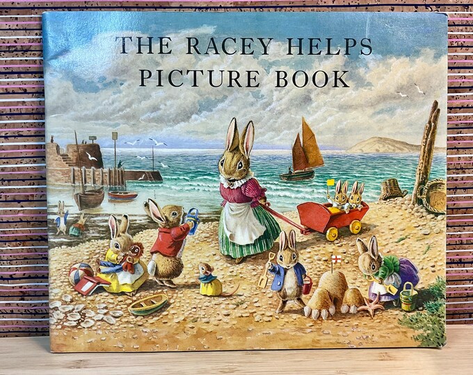 Vintage 1984 'The Racey Helps Picture Book' met verzen van Celia Barlow