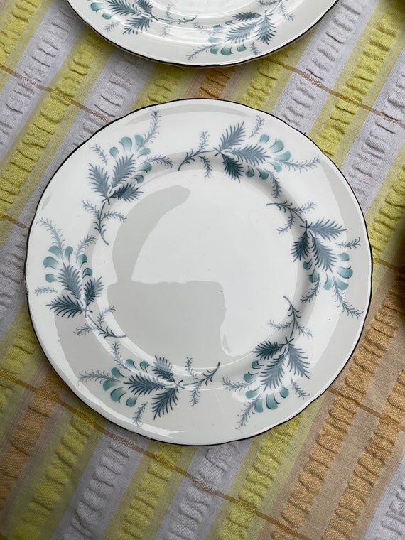 Aynsley ‘Las Palmas’ Side Plates. 1940s Vintage.