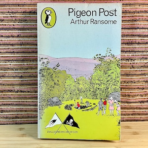 Vintage 1981 "Pigeon Post" di Arthur Ransome / Puffin Books Libro tascabile per bambini / Nostalgia infantile / Libro regalo Happy Memory / Avventura