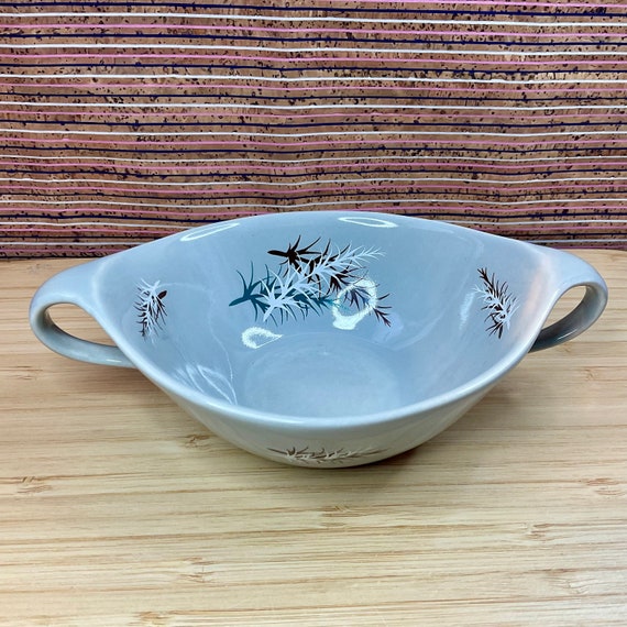 Vintage 1950s James Kent Old Foley ‘Oregon Pine’ Soup Bowl In Grey / Retro Tableware / 50s Home Decor Accessory / Replacement Spare Crockery