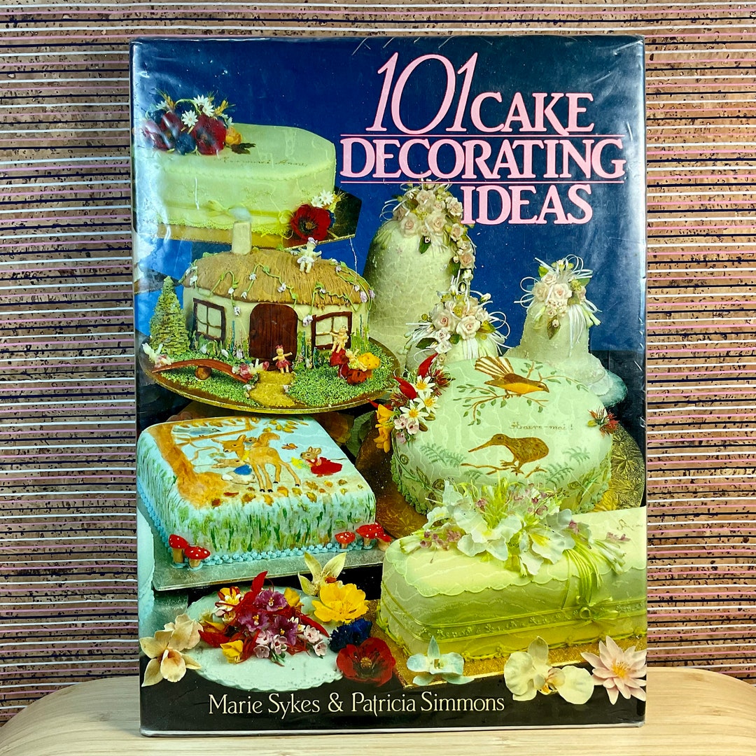 Vintage 1986 101 Cake Decorating Ideas Book by Marie Sykes & Etsy