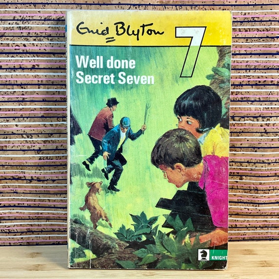 Vintage 1975 ‘Well Done Secret Seven’ by Enid Blyton / Knight Books Collectable Series / Number 3 / Adventure Story Book / Complete Your Set
