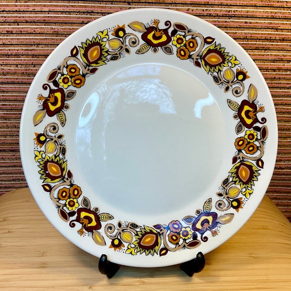 Vintage 1960s J and G Meakin Studio ‘Bali’ 23 cm Cake Plate / Retro Tableware & Kitchen Crockery / 60s Home Decor Accessory / Replacement