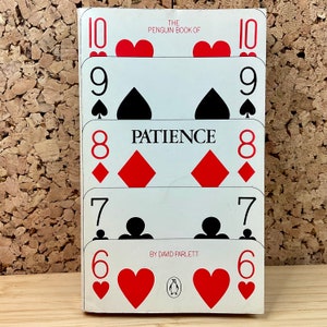 Ontspan met The Penguin Book of Patience - Vintage kaartspelgids uit 1980 door David Parlett