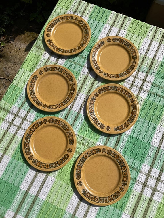 Kilncraft ‘Bacchus’ Side Plates. 1970s Vintage.