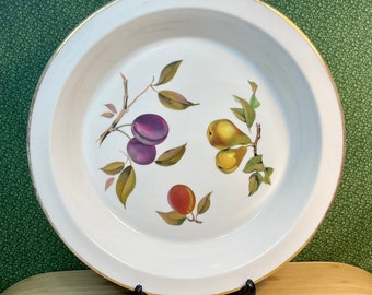 Vintage Royal Worcester ‘Evesham Gold’ Porcelain Serving Dish / Retro Tableware / Home Decor Accessory / Vase / Country Cottage  Kitchen
