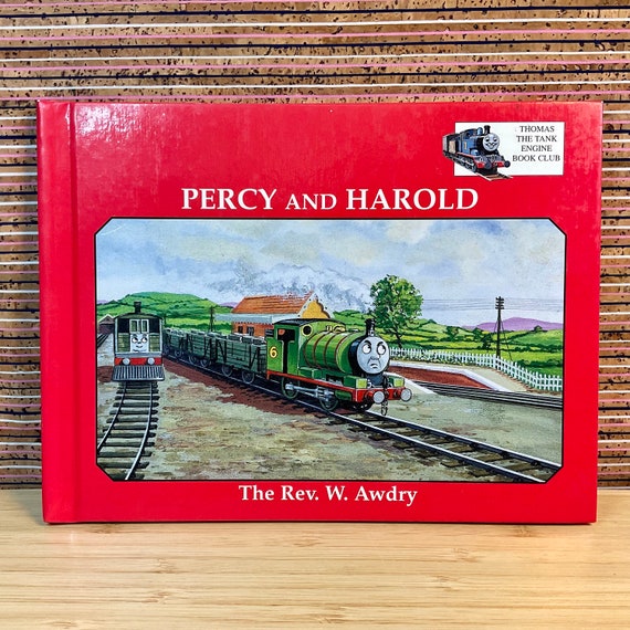 Vintage 1995 ‘Percy and Harold’ by The Rev. W. Awdry / Thomas The Tank Engine Book Club / Grolier Collectable Series Children’s Train Story