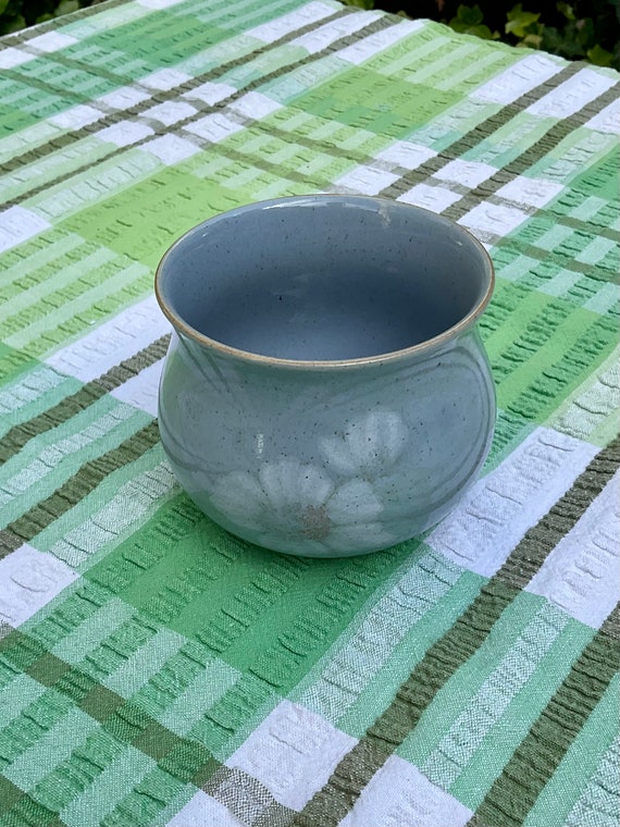 Denby ‘Blue Dawn’ Sugar Bowl. 1980s Vintage.