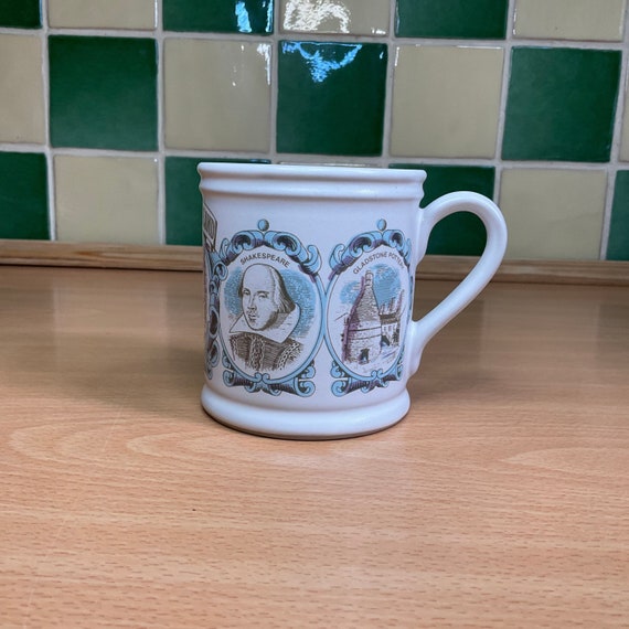 Denby Regions and Counties Heart Of England Mug. 1970s Vintage.