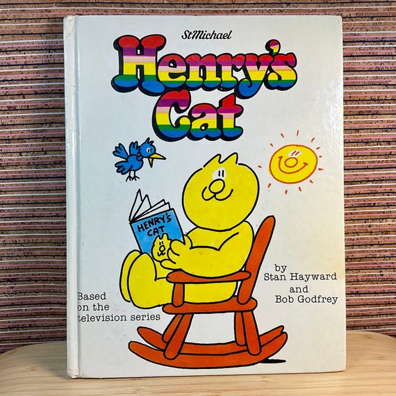 Vintage 1983 St Michael ‘Henry’s Cat’ By Stan Hayward / Illustrated by Bob Godfrey / TV Cartoon Character / 80s Childhood Nostalgia Book