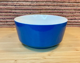 Sucrier en pierre de fer blanc cassé « Tudor Blue » de Johnson Bros / Vintage des années 1970 / Vaisselle de table et vaisselle de cuisine rétro / Décoration d'intérieur / Cache-pot