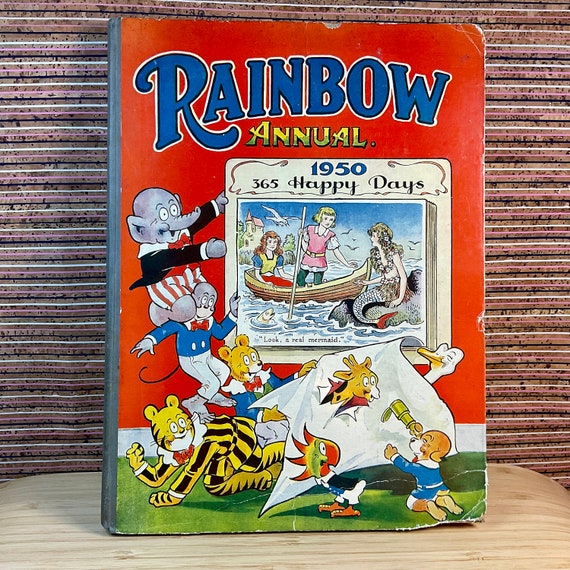 Rainbow Annual 1950: Pictures and Stories for Girls and Boys, edited by Mrs. Bruin - Hardback, The Amalgamated Press Ltd, 1950