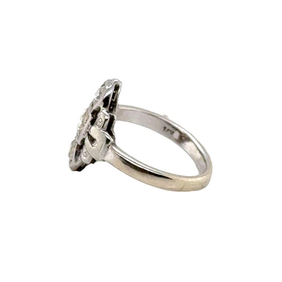 3 Old European Cut Diamond Pinky Ring. - image 3