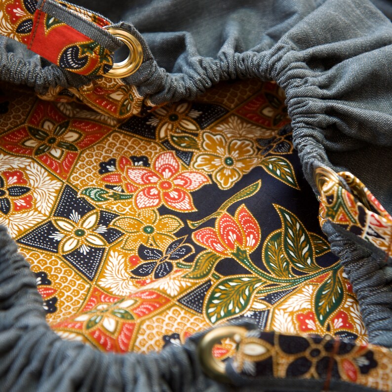 Denim Batik reversible