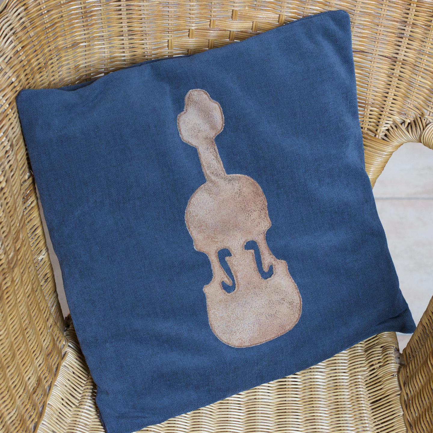 Housse Coussin Violon